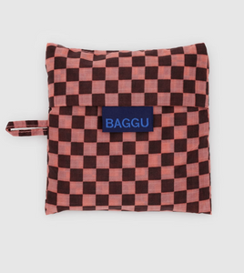 Baby Baggu - Pink Brown Check